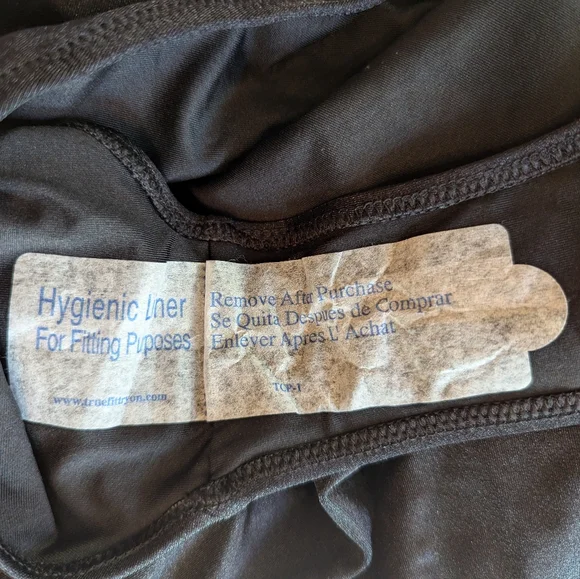 NWOT Victoria's Secret One Shoulder Swimsuit in Black, Size M - Picture 5 of 5